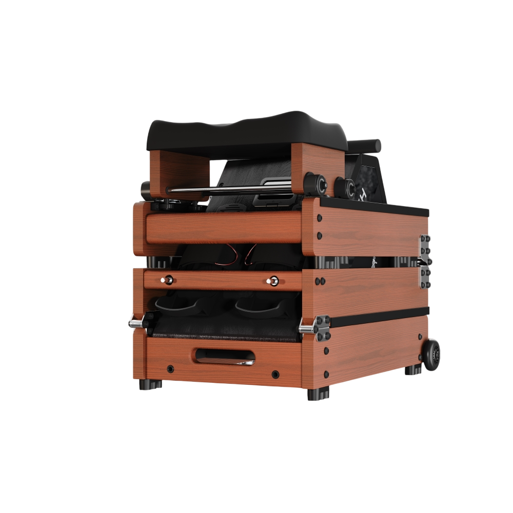 Kingsmith WalkingPad WR20 sulankstomas irklavimo treniruoklis - Raudonojo ąžuolo spalva