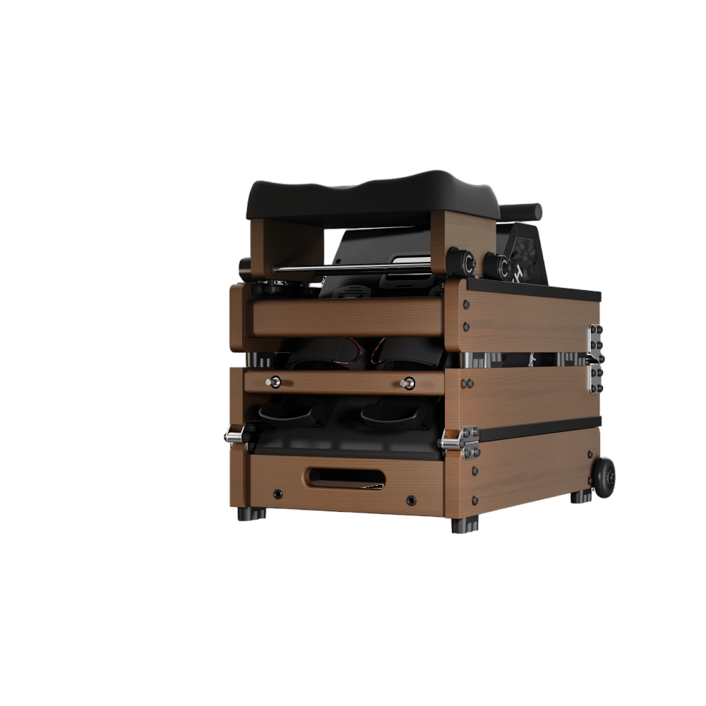 Kingsmith WalkingPad WR20 sulankstomas irklavimo treniruoklis - Riešutmedžio spalva