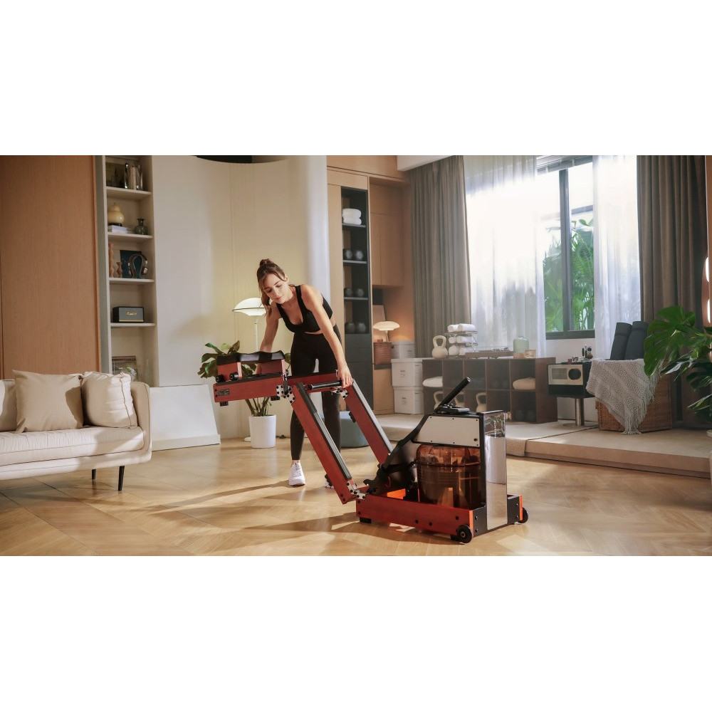 Kingsmith WalkingPad WM10 sulankstomas irklavimo treniruoklis - Riešutmedžio spalva