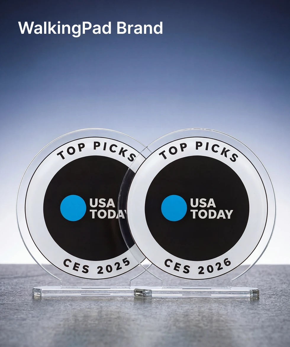 WalkingPad CES trophies