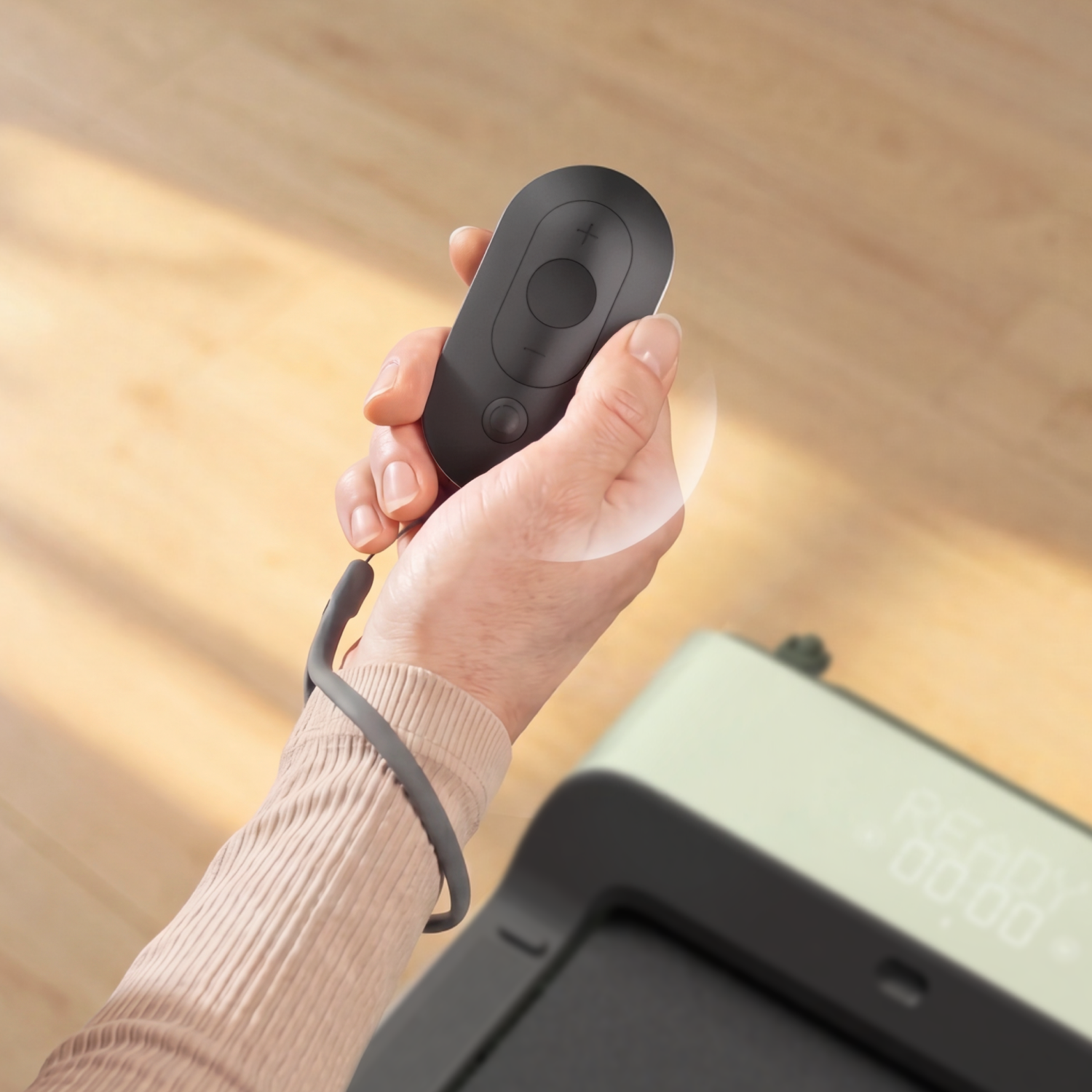 Ergonomiškas nuotolinio valdymo pultas